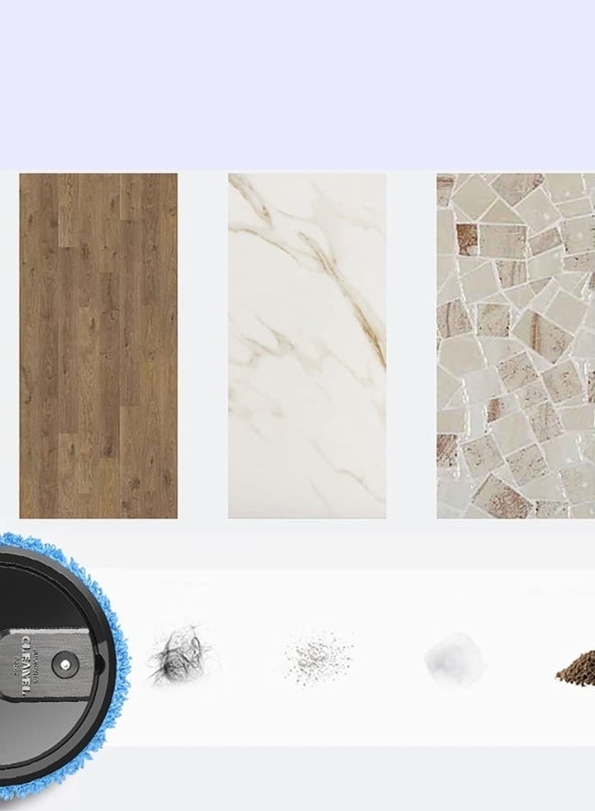 ELTRAZONE Smart Floor Sweeping Robot with Spray Humidification – Dual Mopping & Vacuum Function, Automatic Cleaning, Compact Rechargeable Design for Home, Office & Apartments - Image 3