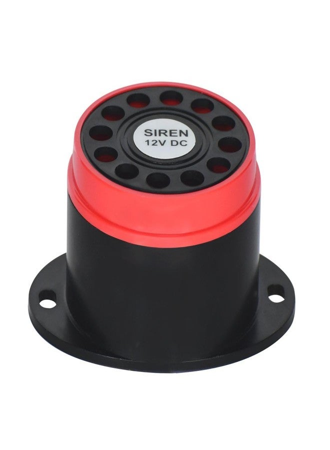 iota RBS116 ABS DC 12V Siren, 110 dB Home Security Sound Alarm System (Standard, Red) - Image 1