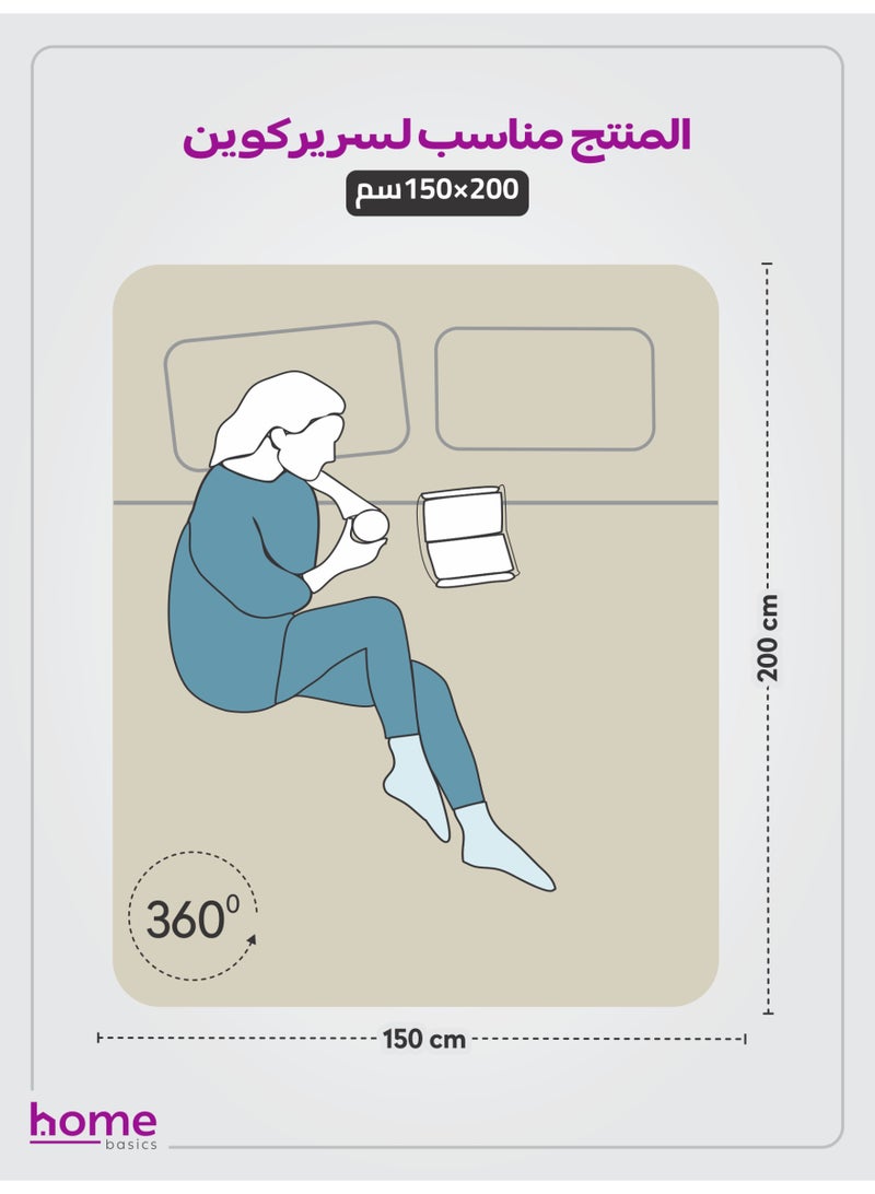 Donetella Bedding Fitted Sheet - Fits 150x200 Cm Bed For Queen Bed 3 Pcs (1 Fitted Sheet and 2 Pillowcases) - 30 Cm Deep Pocket - Solid Bed Sheet - Image 2