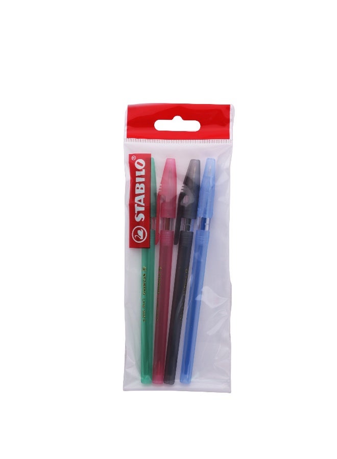 STABILO ballpoint liner 3 colored pens