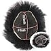 lumeng Mens Curly Toupee Man Toupee Mens French Lace Wave Hair Unit Toupee 8x10inch Afro Loose Curly Mens Lace Unit 1B Off Black Replacement Hairpiece 120 Medium Density 100 Human Hair - Image 4