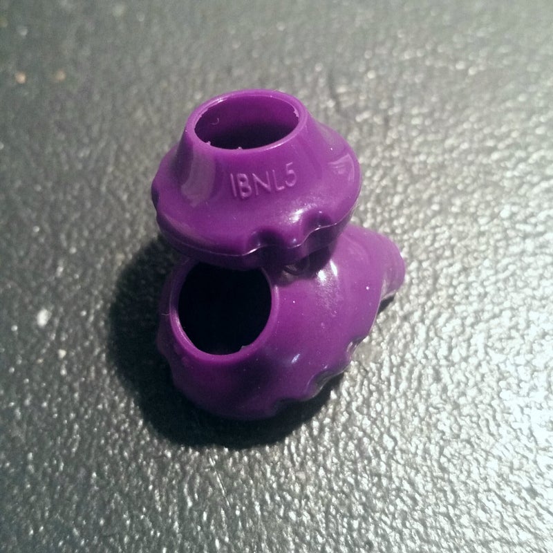 Yurbuds Replacement Earbud Covers Size 5 (Purple)
