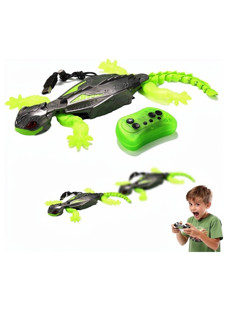 لعبة روبوت التحكم عن بعد القابلة لإعادة الشحن من جيكو، تتسلق الجدران، ألعاب روبوت التحكم عن بعد للأولاد والبنات من سن 4 سنوات فما فوق - Image 1