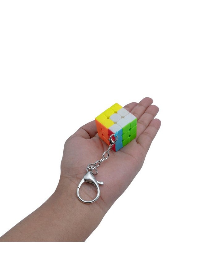Cubelelo Drift Mini 3x3 Keychain | Magic Speed Cube Toy | Puzzle for Kids and Adults | Compact and Handy Multi Purpose Brain Teaser Game for Fun and Joy | for Ages 3 Years and Above - Image 4