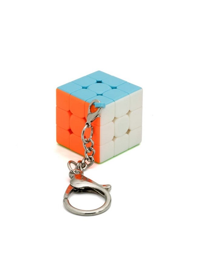 Cubelelo Drift Mini 3x3 Keychain | Magic Speed Cube Toy | Puzzle for Kids and Adults | Compact and Handy Multi Purpose Brain Teaser Game for Fun and Joy | for Ages 3 Years and Above - Image 1
