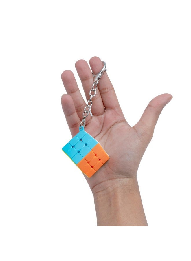 Cubelelo Drift Mini 3x3 Keychain | Magic Speed Cube Toy | Puzzle for Kids and Adults | Compact and Handy Multi Purpose Brain Teaser Game for Fun and Joy | for Ages 3 Years and Above - Image 5