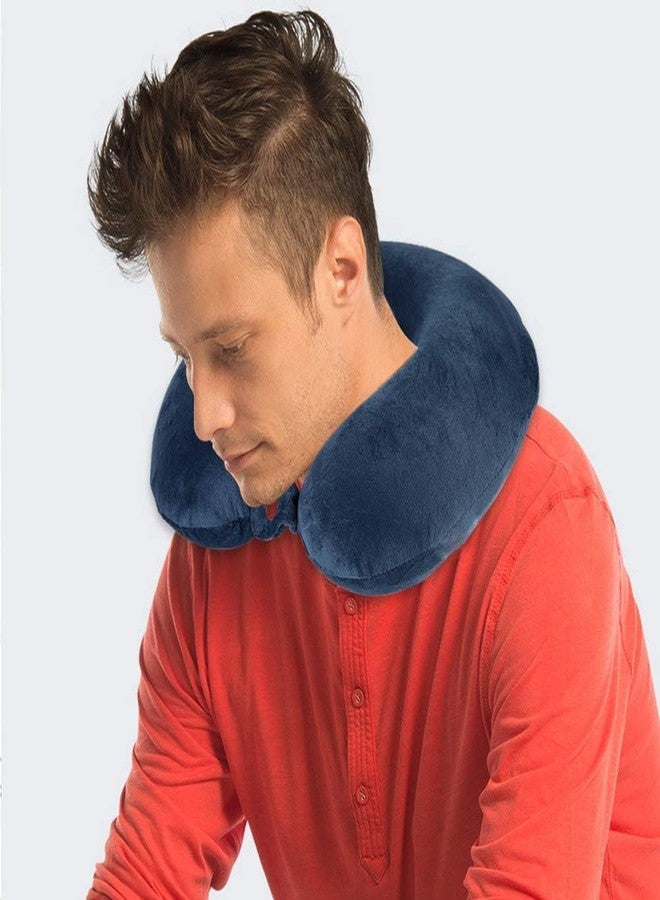 Just Mart وسادة سفر للرقبة على شكل حرف U مصنوعة من إسفنج الذاكرة من جست مارت - Image 2