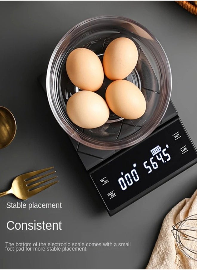 Digital Kitchen Scale For Coffee Lovers: Precise Weighing With Sleek Design