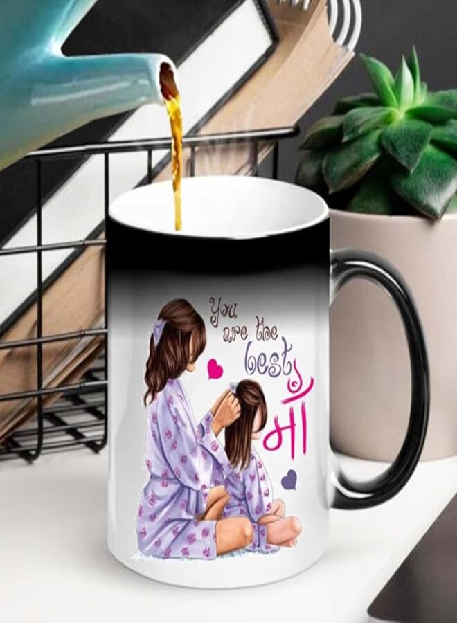 Funky Store Gift for Mom| Mother's Day Gift| Best Maa Printed Ceramic Coffee Mug| Magical Mug Gift for Mom