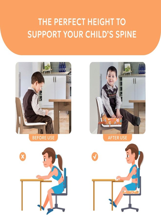 Ballad Toddler Booster Seat for Dining Table,Portable Kids Booster Seat - Adjustable, Non-Slip, Lightweight & Easy to Clean - Image 3