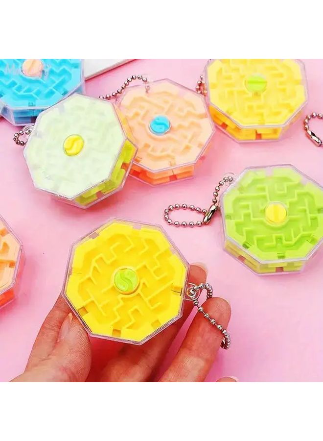 10Pcs 3D Palm Puzzle Walking Ball Maze Toy Brain Game Educational Kids Gift - Image 5