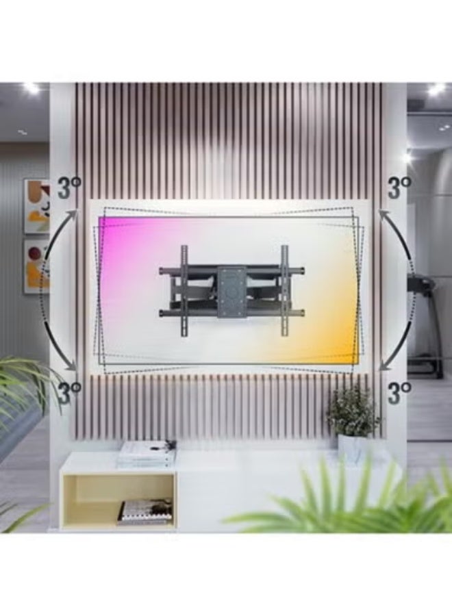 TV Bracket Tilt Swivel for approx. 42-75 Inch LED, LCD, OLED Curved and Flat Screens – Wall Mount Universal for VESA 300x200 to 600x400 - Image 4