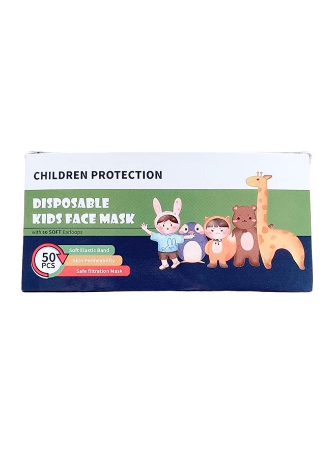 NIBEMINENT 3 Layer Protective Disposable Face Mask - 50Pcs  - Image 3