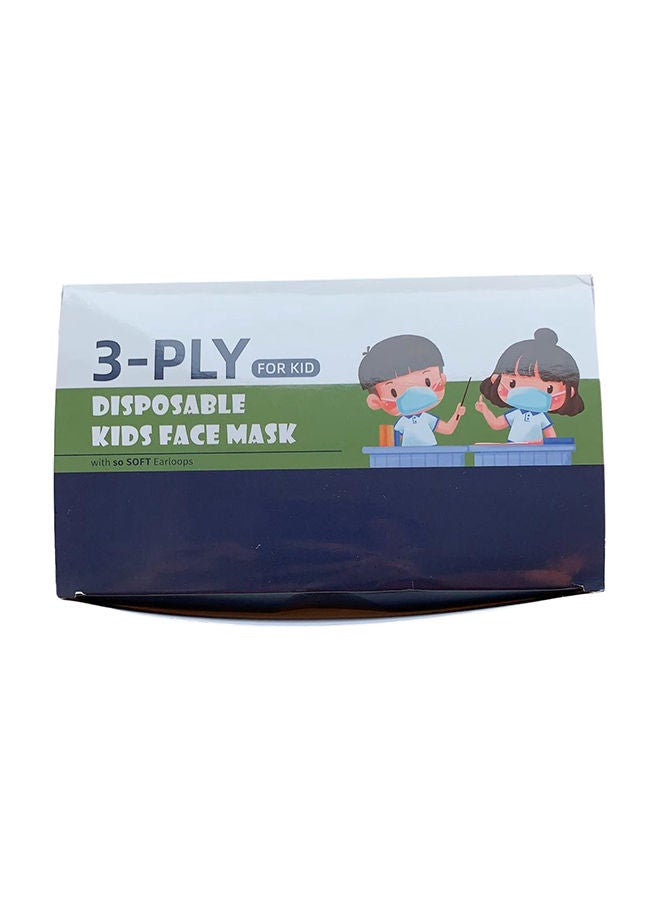 NIBEMINENT 3 Layer Protective Disposable Face Mask - 50Pcs  - Image 2
