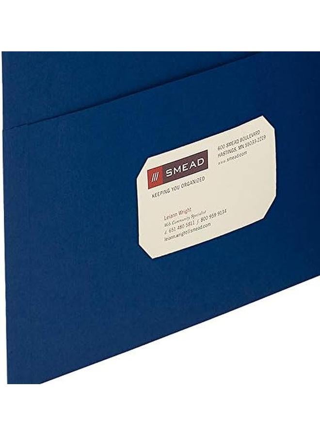 Smead Two Pocket Heavyweight File Folder Letter Size Assorted Colors 50 Per Carton 87863 - Image 3