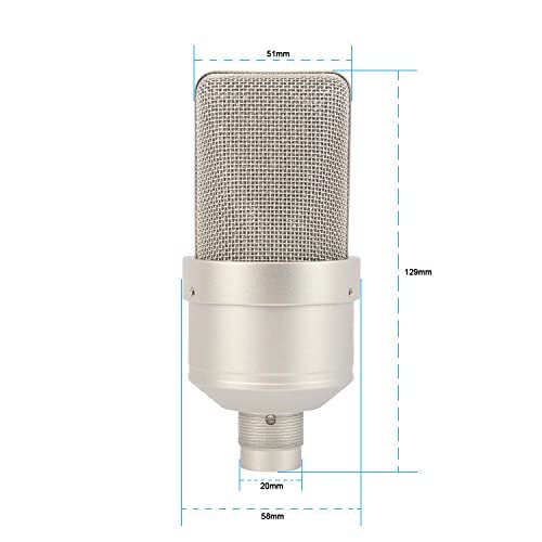 Belear TLM 103 Large Diaphragm Cardioid Condenser Microphone Kit, Foam Pop Filter, Cable for Professional Studio Recording, Home Studio, FM Broadcast & Voice Over - Image 5