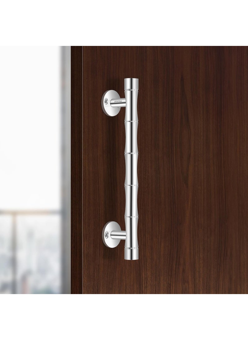 plantex Plantex Door Handle for Main Door8 Inch Pooja Room Door HandlePull Push Main Door Handle Pack of 1 S140 Chrome 3 Years Warranty  - Image 1