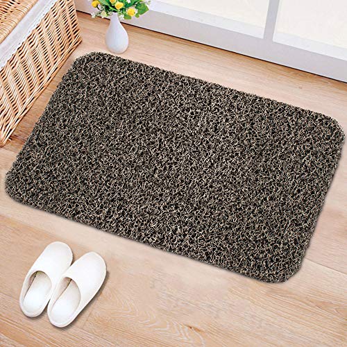 Freelance Cushion Main Door Mats for Entrance, 40x68 cm Grey-Black - Soft PVC Mesh Indoor & Outdoor Foot Mat - Slip-Resistant Doormats for Main Door Entrance - Front Doormat for Home/Office - Image 1