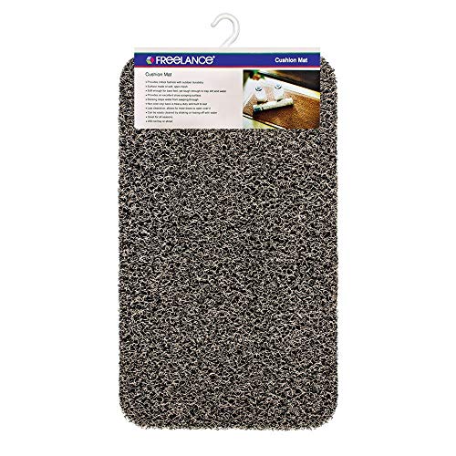 Freelance Cushion Main Door Mats for Entrance, 40x68 cm Grey-Black - Soft PVC Mesh Indoor & Outdoor Foot Mat - Slip-Resistant Doormats for Main Door Entrance - Front Doormat for Home/Office - Image 3