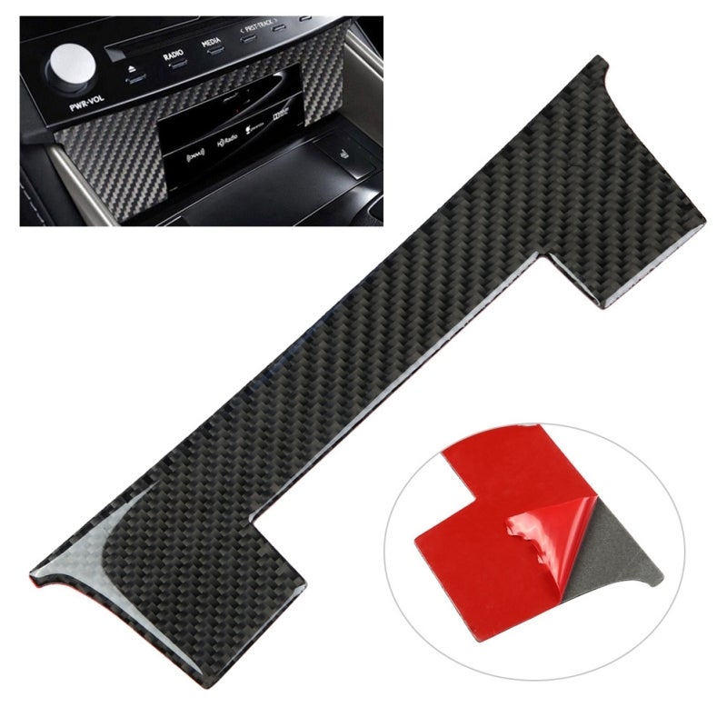 Carbon Fiber Console Cover Automotive Grade Carbon Fiber Sturdy Weathering Resistance - Fine Workmanship Perfect Fit Center Console Trim for Lexus IS250/300/350/200T 2013-2018 Car Interior Upgrade - Image 3