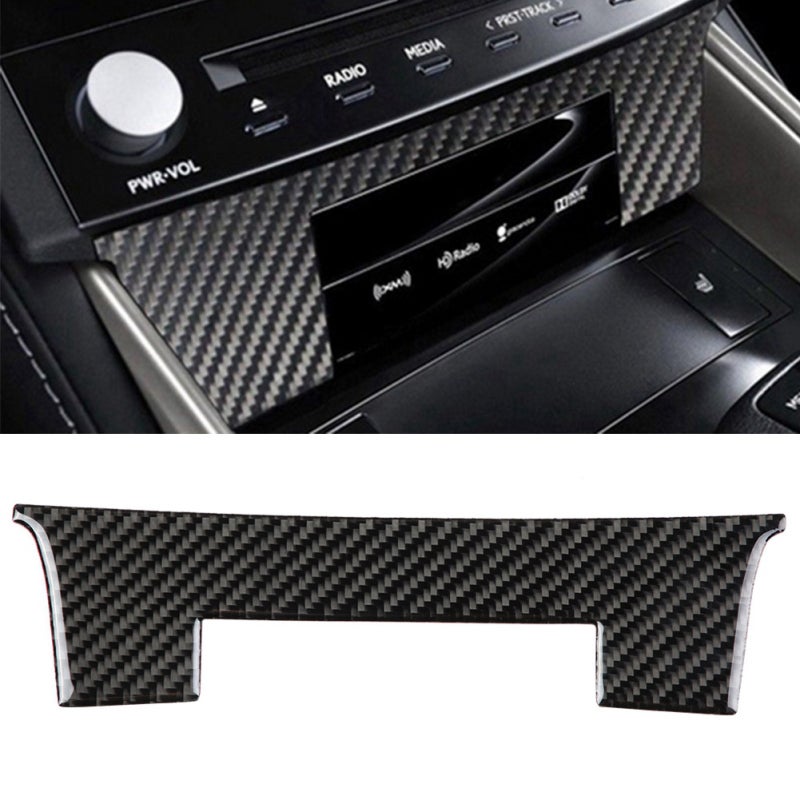 Carbon Fiber Console Cover Automotive Grade Carbon Fiber Sturdy Weathering Resistance - Fine Workmanship Perfect Fit Center Console Trim for Lexus IS250/300/350/200T 2013-2018 Car Interior Upgrade - Image 5