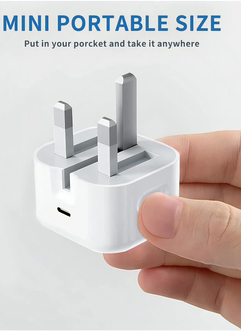 Suswillhit - Charger Fast Charging|20W USB-C Travel Power Adapter Compatible for iPhone 16/15/14/14 Pro/14 Pro Max/14 Plus/13/12/SE2020/11/XR/XS Max/X/iPad,Samsung Galaxy And all Type C Phones - Image 1
