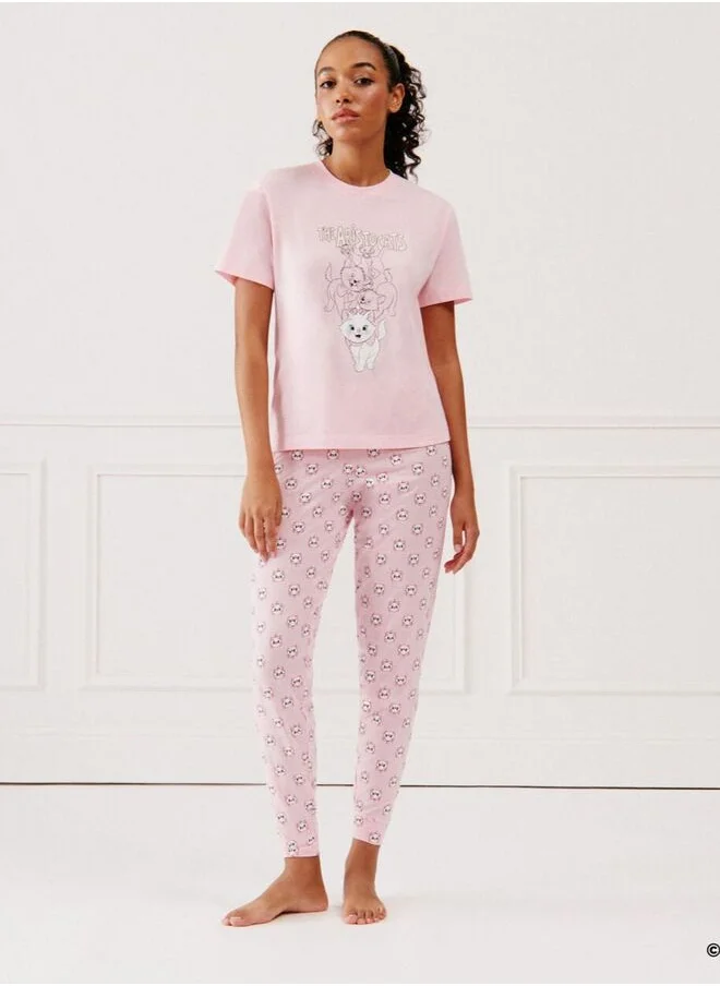 UNDIZ The aristocats jersey trousers