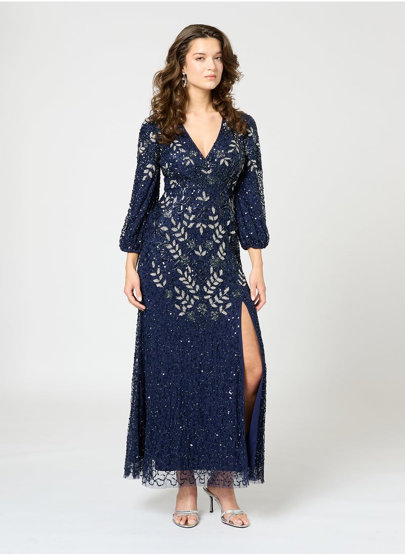 BEAUUT Gracie Embellished Sequin Maxi Dress  - Image 1