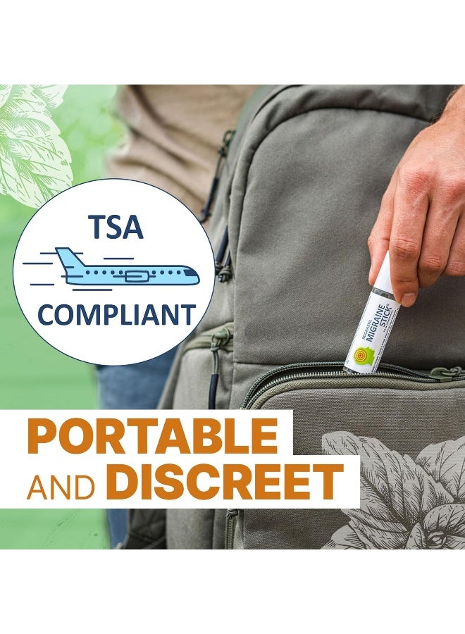 Basic Vigor Migrastil Migraine Stick Roll-on, 0.3-Ounce Essential Oil Aromatherapy 10ml - Image 4