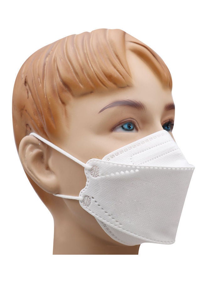NIBEMINENT 10-Piece N95 Face Mask For Kids White - Image 3