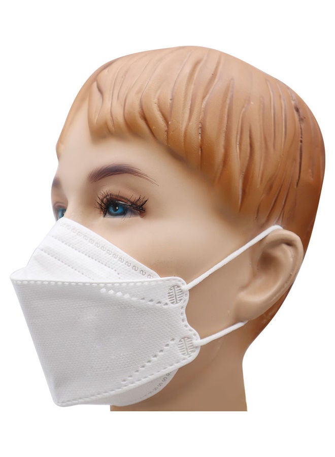 NIBEMINENT 10-Piece N95 Face Mask For Kids White - Image 2