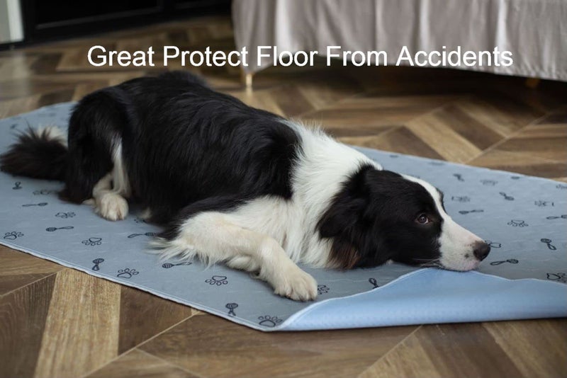 Peepeego 2Pack Pee Pads for Dogs Reusable+Free Dog Comb, Waterproof Rug 36"x72", Absorbent Puppy Pads Washable, Non Slip Protector for Bed Couch Floor - Image 5