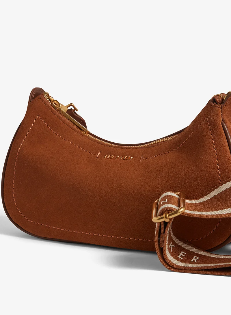 Ted Baker  Shayine Webbing Small Suede Shoulder Bag for Women | Best Price UAE