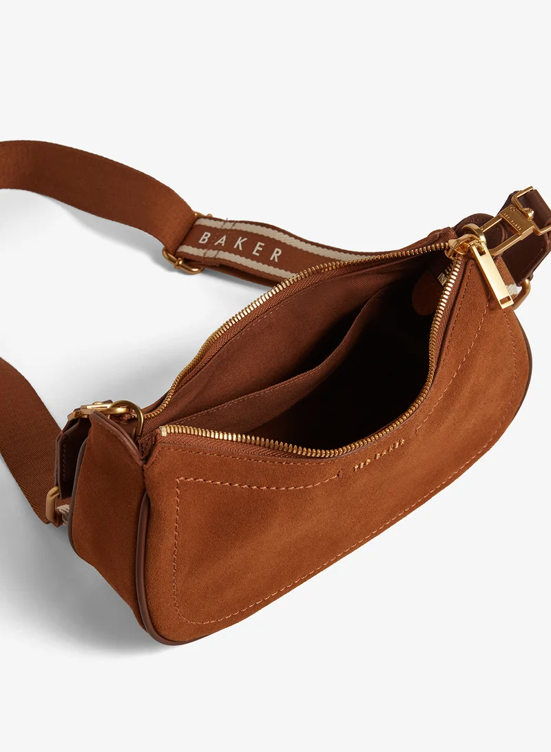 Ted Baker  Shayine Webbing Small Suede Shoulder Bag for Women | Best Price UAE