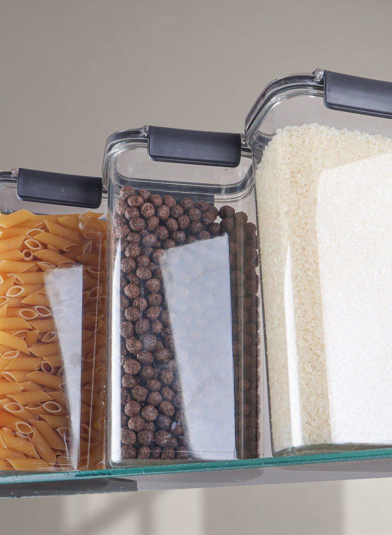 Set of 3 Airtight Dry Food Storage Containers – 1700ml Capacity Each, Durable and Elegant Design for Safe Food Storage BS - Image 1