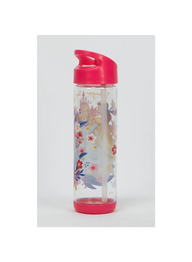 صن سى قارورة مياه بلاستيك بتصميم أميرة ديزني مع ماصّة ألوان متعددة 500 مل SUNS-4300DSG - Image 4