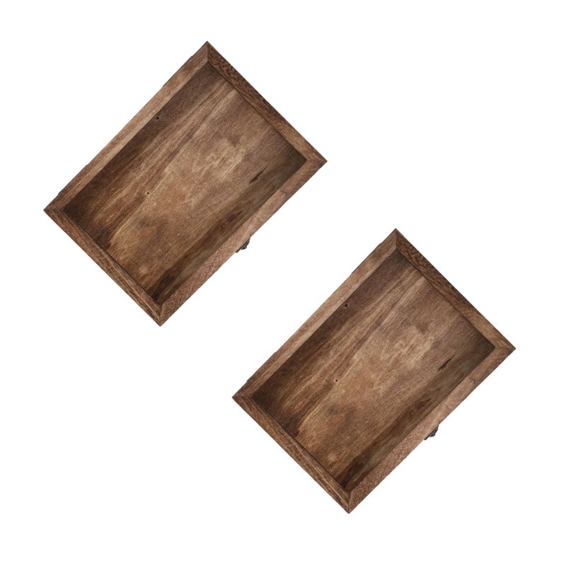 2pcs Specimen Display Box Wood Specimen Display Case Specimen Case Display Box - Image 4