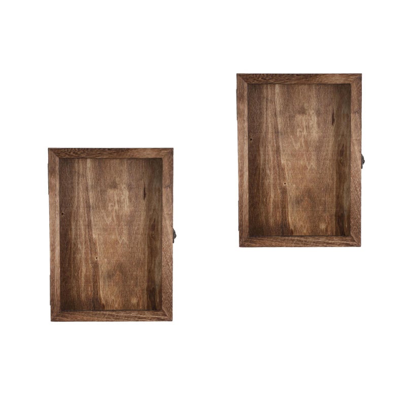 2pcs Specimen Display Box Wood Specimen Display Case Specimen Case Display Box - Image 3