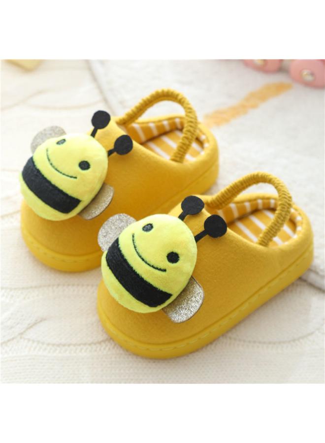 SHAKA Children'S Slippers Autumn And Winter Girls' Cute Children'S Home Boys' Cartoon Fur Slippers Baby'S Indoor Home Cotton Slippers - Image 1