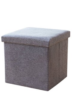 XiuWoo Multifunctional Foldable Cube Storage Organizer and Foot Rest Lid Stool Seat Chair with Square Chest Padded  - Image 2