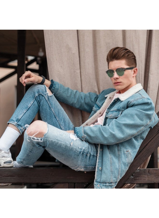 GREEN LION Urban-X Smart Eyewear with UV 400 Protection & TWS Function / 5H Playtime / ENC / Hands Free Calls / Bluetooth V5.4 / IPX4 Waterproof / Anti Blue Lens / Fashion Look / Magnetic Charging - Black  - Image 2