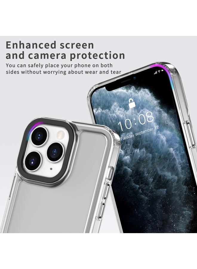 زبون جراب لهاتف iPhone 11 Pro Max مصنوع من مادة الأكريليك الشفافة + TPU المقاوم للصدمات - Image 3