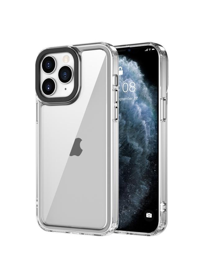 زبون جراب لهاتف iPhone 11 Pro Max مصنوع من مادة الأكريليك الشفافة + TPU المقاوم للصدمات - Image 1