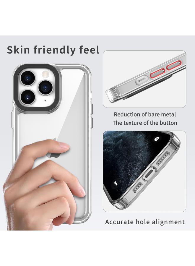 زبون جراب لهاتف iPhone 11 Pro Max مصنوع من مادة الأكريليك الشفافة + TPU المقاوم للصدمات - Image 5