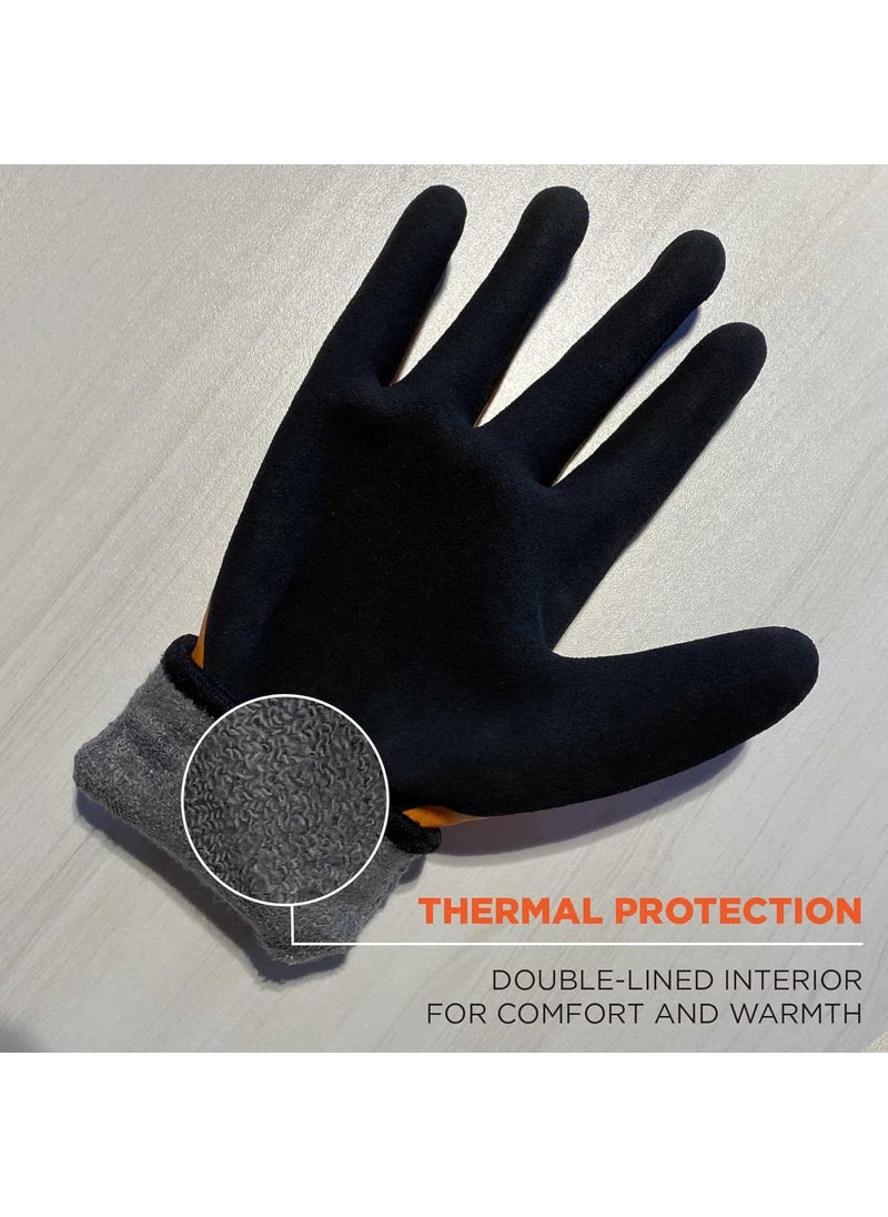 Ergodyne Ergodyne unisex adult ANSI A5 Coated Waterproof CR Gloves Orange Medium Pack of 1 US  - Image 3