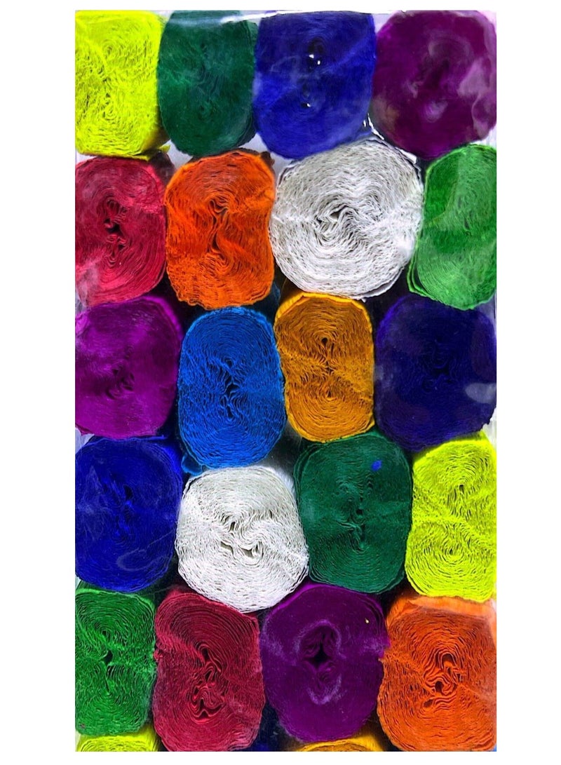 Flamingo Crepe Paper Streamer Multicolor Pack Of 24 - Image 3