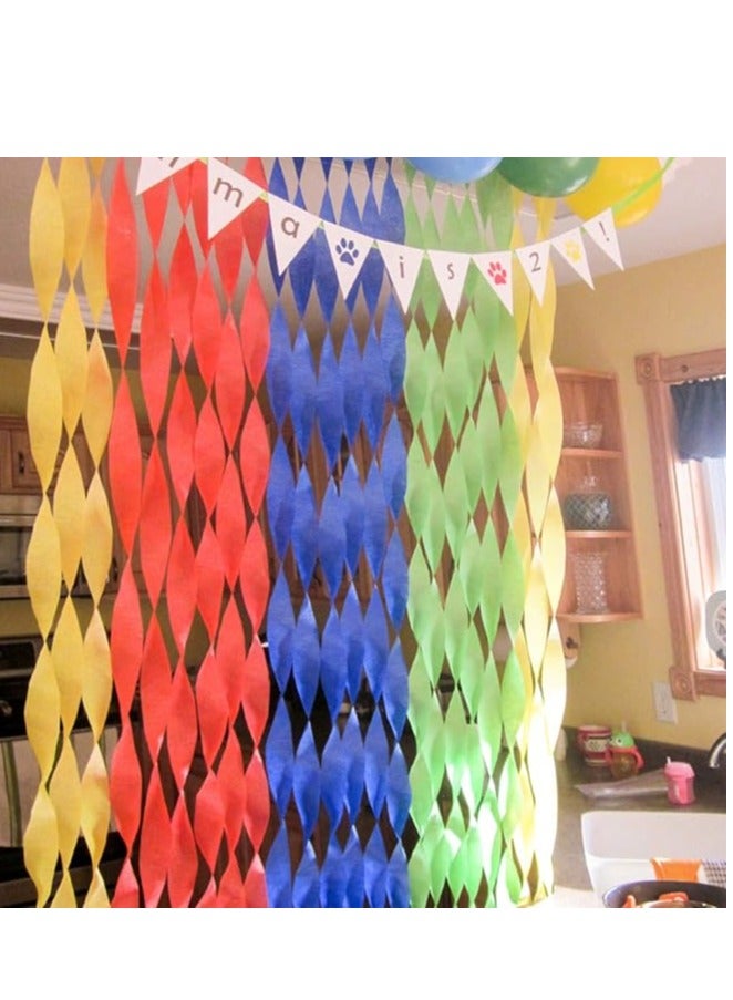 Flamingo Crepe Paper Streamer Multicolor Pack Of 24 - Image 4