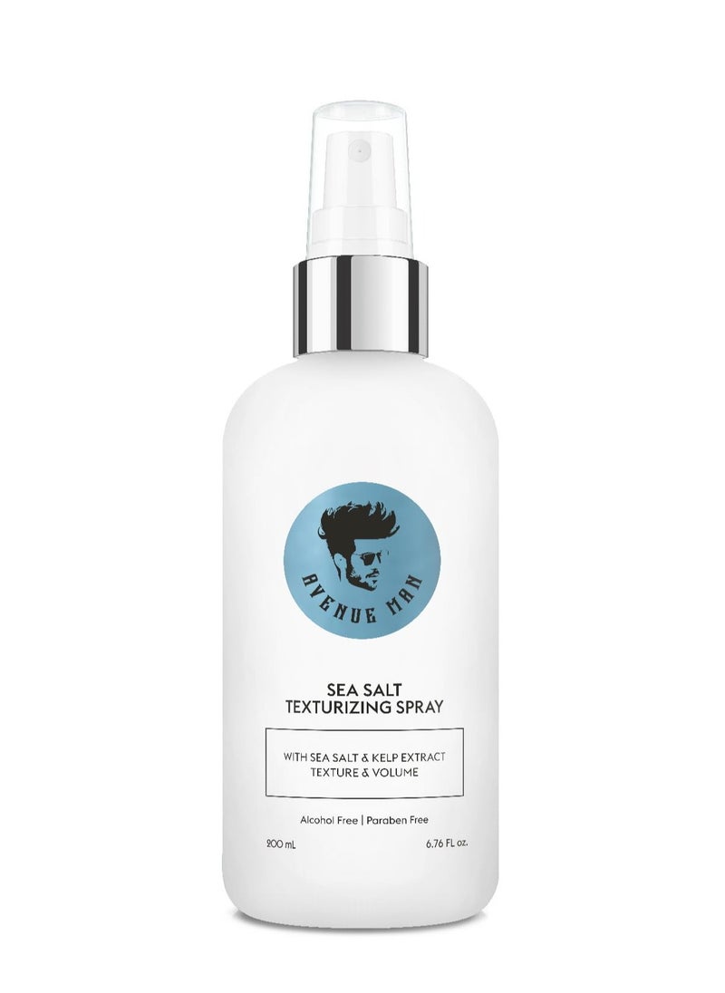 Avenue Man - Avenue Man Sea Salt Texturizing Thickening Spray for Men's Hair - Paraben-Free, Sulfate-Free - 6.76 Fl Oz - Image 1