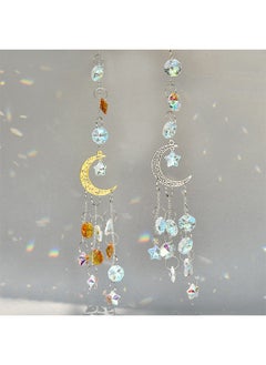 Hanging Pendant Ornament, Silver and Gold Moon Star Crystal Window Decor, Romantic Home Decoration, Exquisite Crystal Pendant to Add a Dreamy Atmosphere - pzsku/Z3E3CAEF9E5D7714EA38CZ/45/_/1736235925/22ae8e46-7252-4585-b034-04eadca52c05