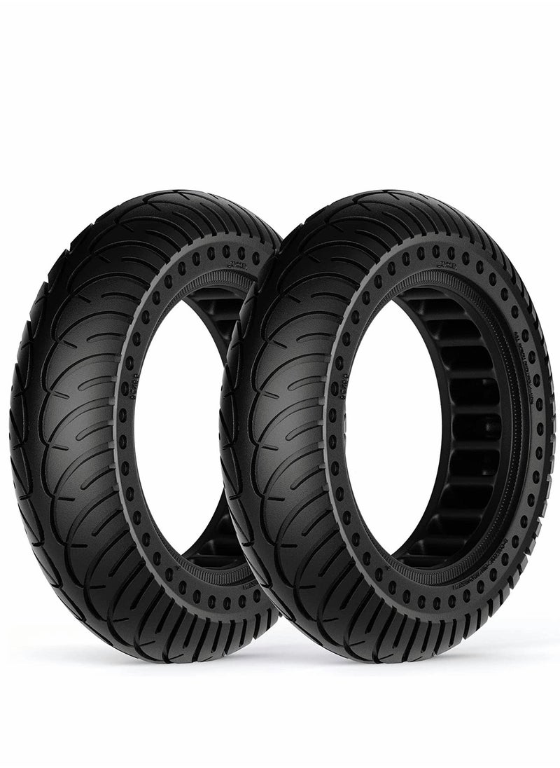 SYOSI - Solid Rubber Tire 8.5 inch for Gotrax GXL V2/XR/APEX XL S2/S2R M365/Pro Scooter Front/Rear Tyre Shock Absorption Explosion Proof Accessories 2PCS - Image 1